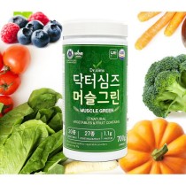 닥터심즈 머슬그린 야채가루 녹차맛 과채믹스분말 파이토케미컬 비건 하루 식이섬유 생식 700g > 생활가전
